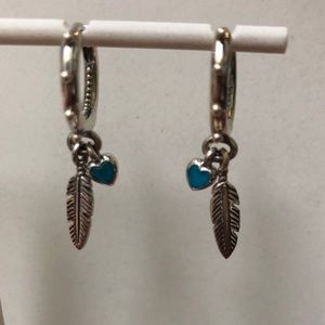 Spiritual Feathers Earrings Pandora